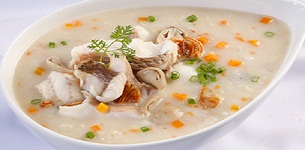Cháo cá nấu bắp nếp