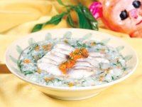 Cháo cá tam sắc