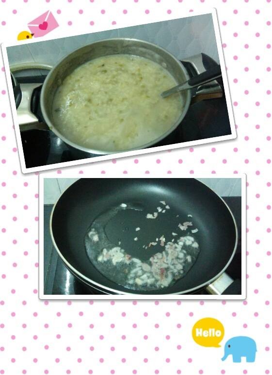 Cháo đậu xanh cá rô