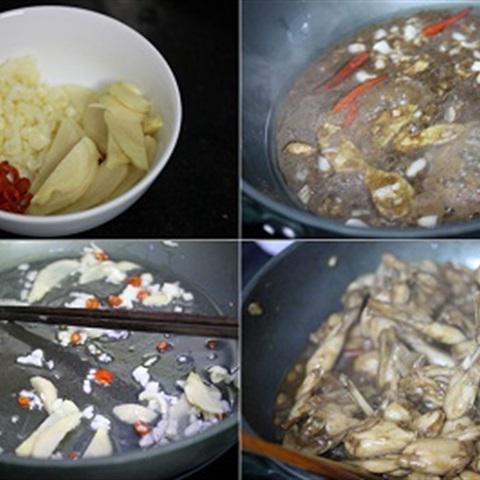 Cách làm cháo ếch Singapore