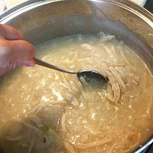Cách làm cháo gà bổ dưỡng