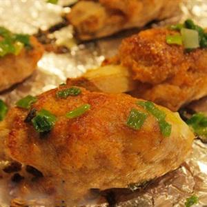 Cách làm chạo gà cuốn mía