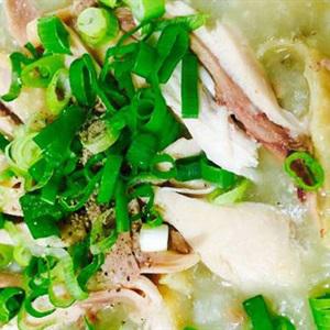 Cách làm cháo gà đậu xanh