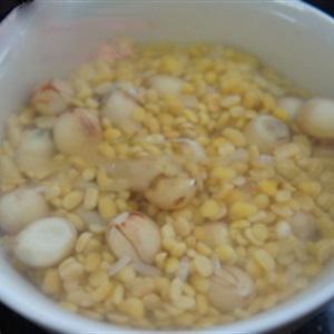 Cách làm cháo gà hạt sen