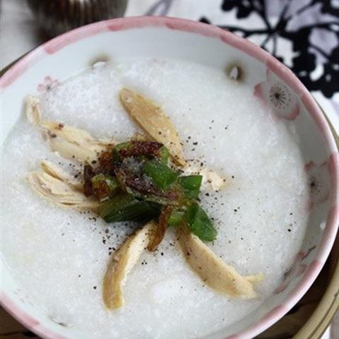 Cách làm cháo gà xé sợi