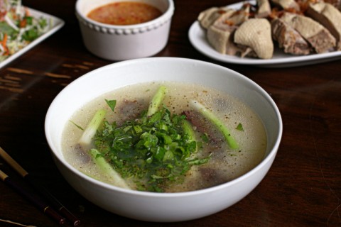 Cháo gỏi vịt