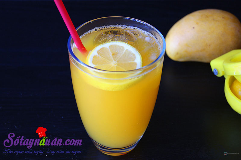 Chào hè cùng nước chanh xoài tươi ngon, mát lạnh
