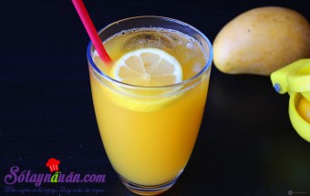 Chào hè cùng nước chanh xoài tươi ngon, mát lạnh