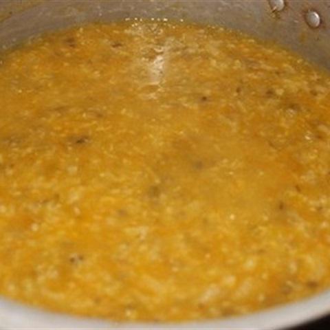 Cách làm cháo khoai lang gan heo