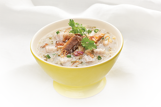 Cháo lươn khoai môn đậu xanh