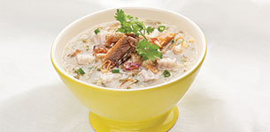 Cháo lươn khoai môn đậu xanh