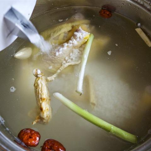 Cách làm cháo ninh nhân sâm
