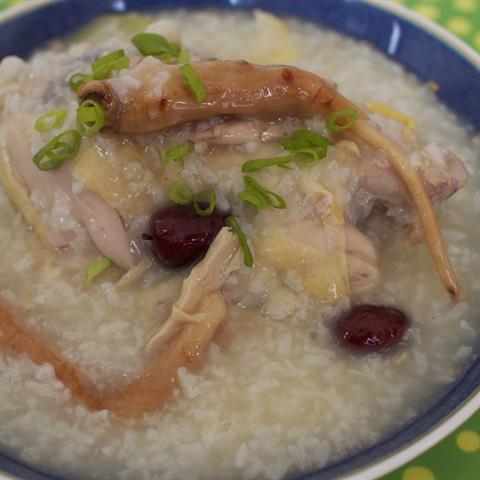 Cách làm cháo ninh nhân sâm