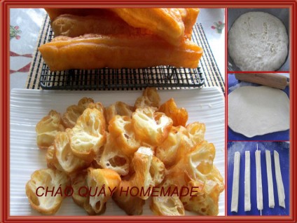 Cháo quẩy homemade