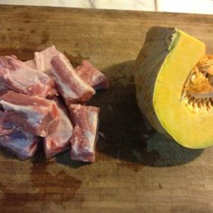 Cách làm cháo sườn bí đỏ