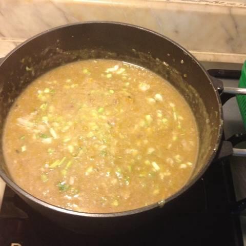 Cách làm cháo sườn bí đỏ