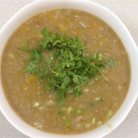 Cách làm cháo sườn bí đỏ