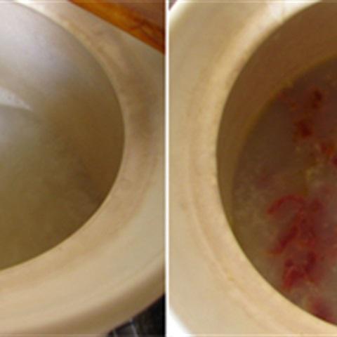 Cách làm cháo thịt  bằm