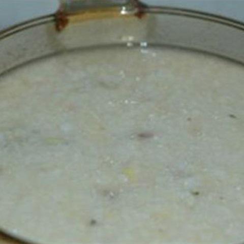 Cách làm cháo thịt heo rau muống