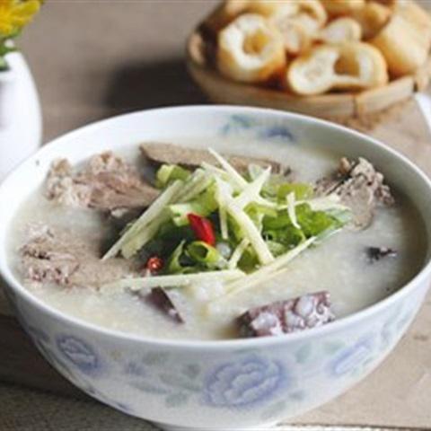 Cách làm cháo tiết heo