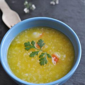 Cách làm cháo tôm bí đỏ