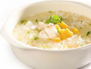 Cháo tôm khoai mỡ