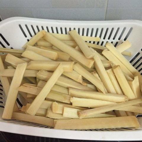 Cách làm chạo tôm mía lụi