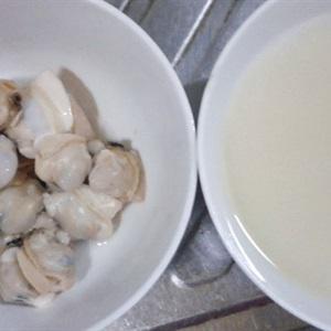 Cách làm cháo trắng nấu nghêu