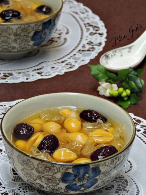 Chè bạch quả nấm tuyết