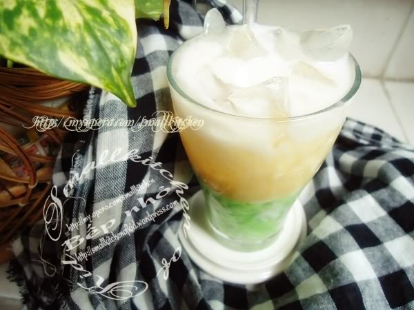 Chè bánh lọt đậu xanh