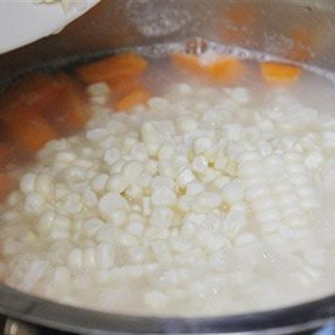 Cách làm chè bắp khoai lang vàng