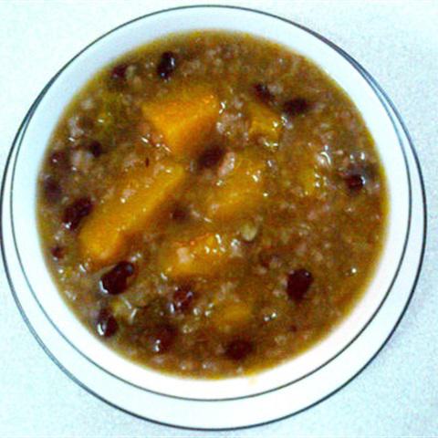 Cách làm chè bí đỏ đậu đen