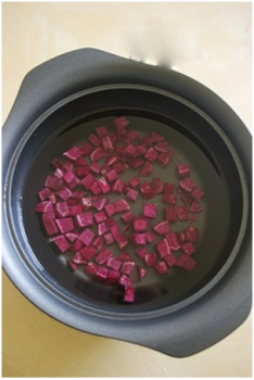 Chè bí đỏ khoai lang mát dịu, thơm ngon