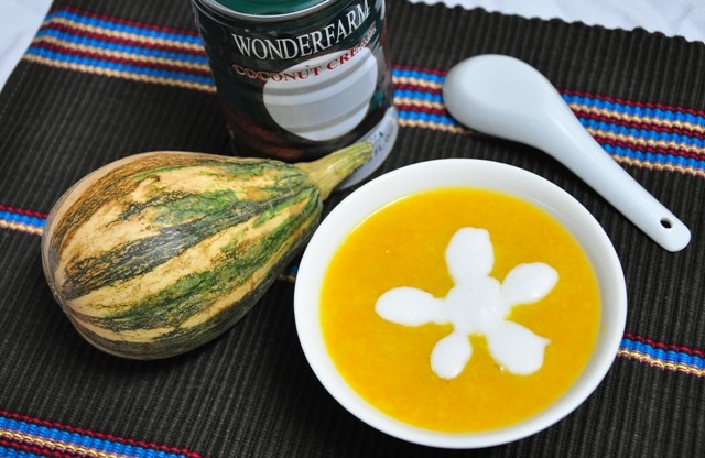 Chè bí đỏ nước cốt dừa