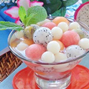 Cách làm chè bi trái cây