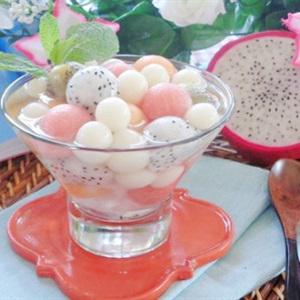 Cách làm chè bi trái cây