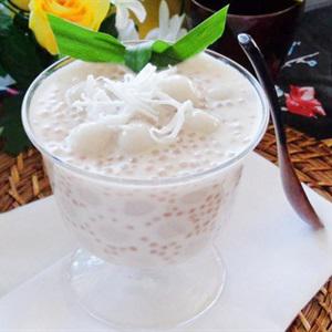 Cách làm chè bột báng khoai môn