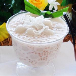 Cách làm chè bột báng khoai môn