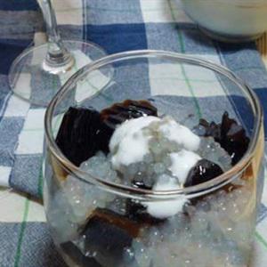 Cách làm chè bột báng thạch đen