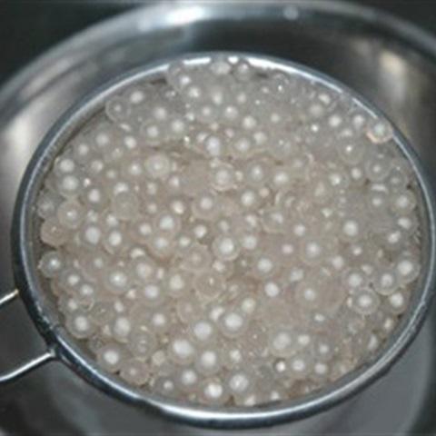 Cách làm chè bột báng trái cây