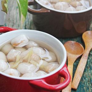 Cách làm chè bột lọc bọc đậu phộng