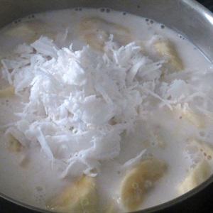 Cách làm chè chuối bột báng