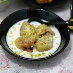 Cách làm chè chuối cốm rang