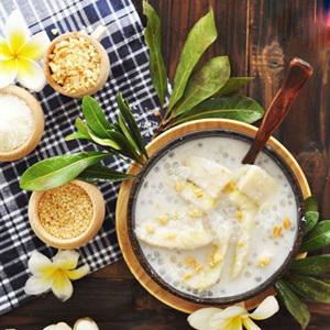 Cách làm chè chuối cốt dừa