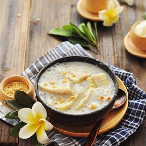 Cách làm chè chuối cốt dừa