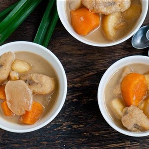 Cách làm chè chuối kiểu Thái