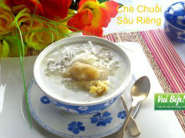 Chè chuối sầu riêng