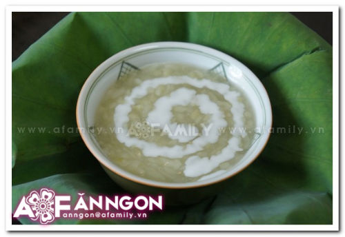 Chè cốm - thơm mát hương vị mùa thu