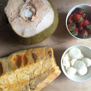 Cách làm chè củ năng trái cây