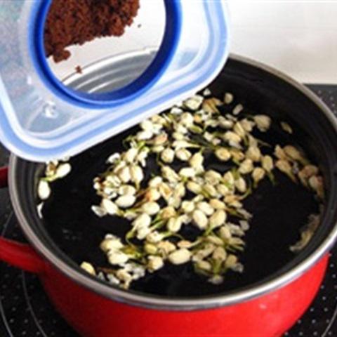 Cách làm chè đào hoa nhài